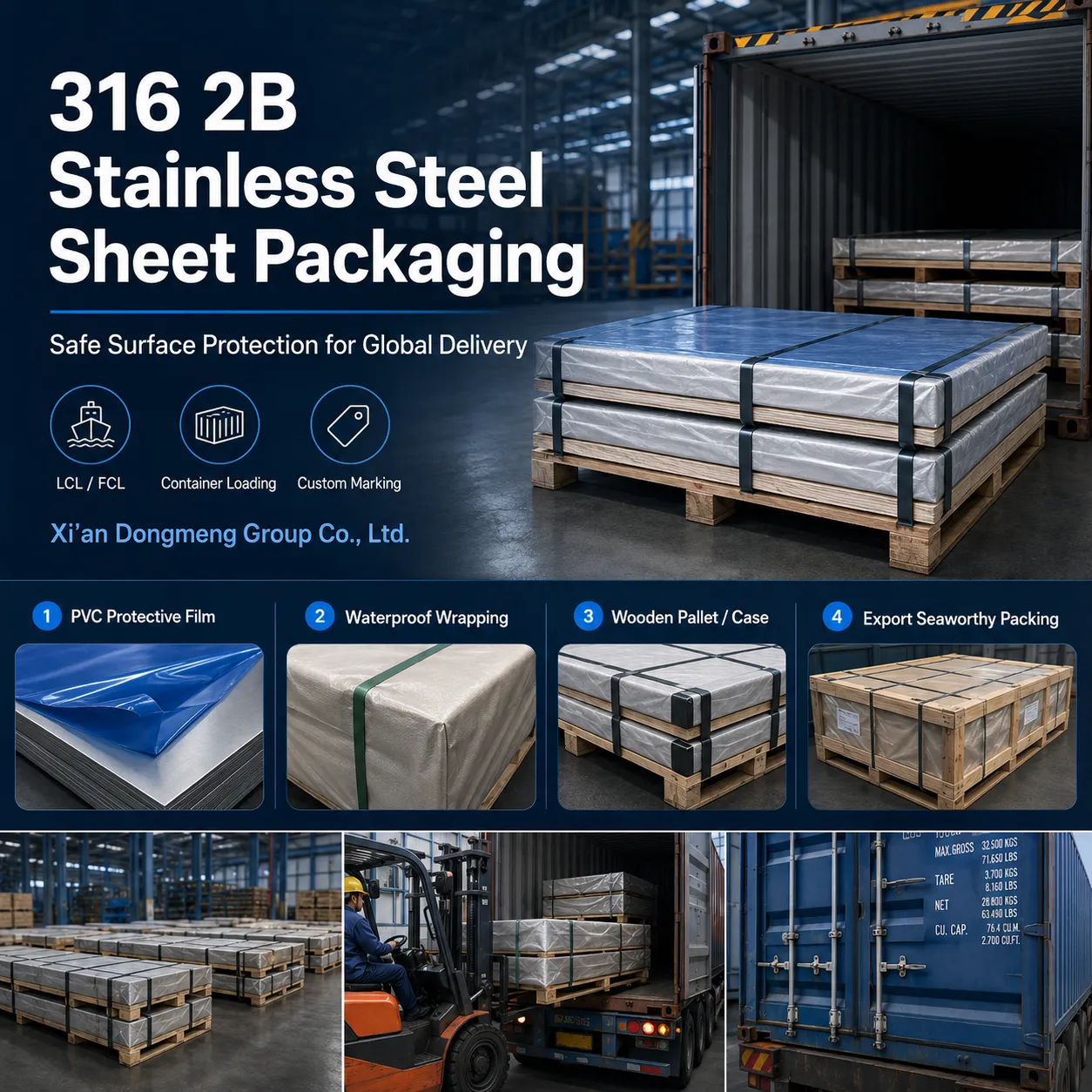 ASTM A240 316 2B Stainless Steel Sheet ASTM A240 316 2B Stainless Steel Sheet